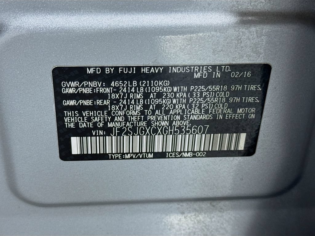 Used 2016 Subaru Forester 2.0XT Touring w/ Eyesight & Navigation System AWD/4WD image 41
