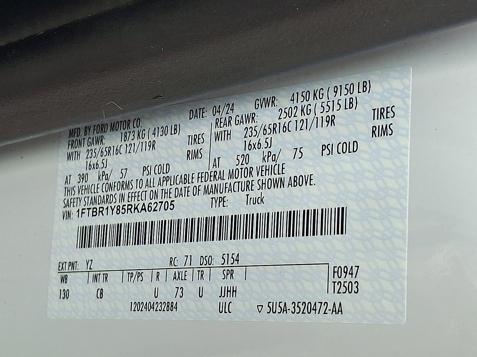 Used 2024 Ford Transit 250 Low Roof w/ Exterior Upgrade Package image 25