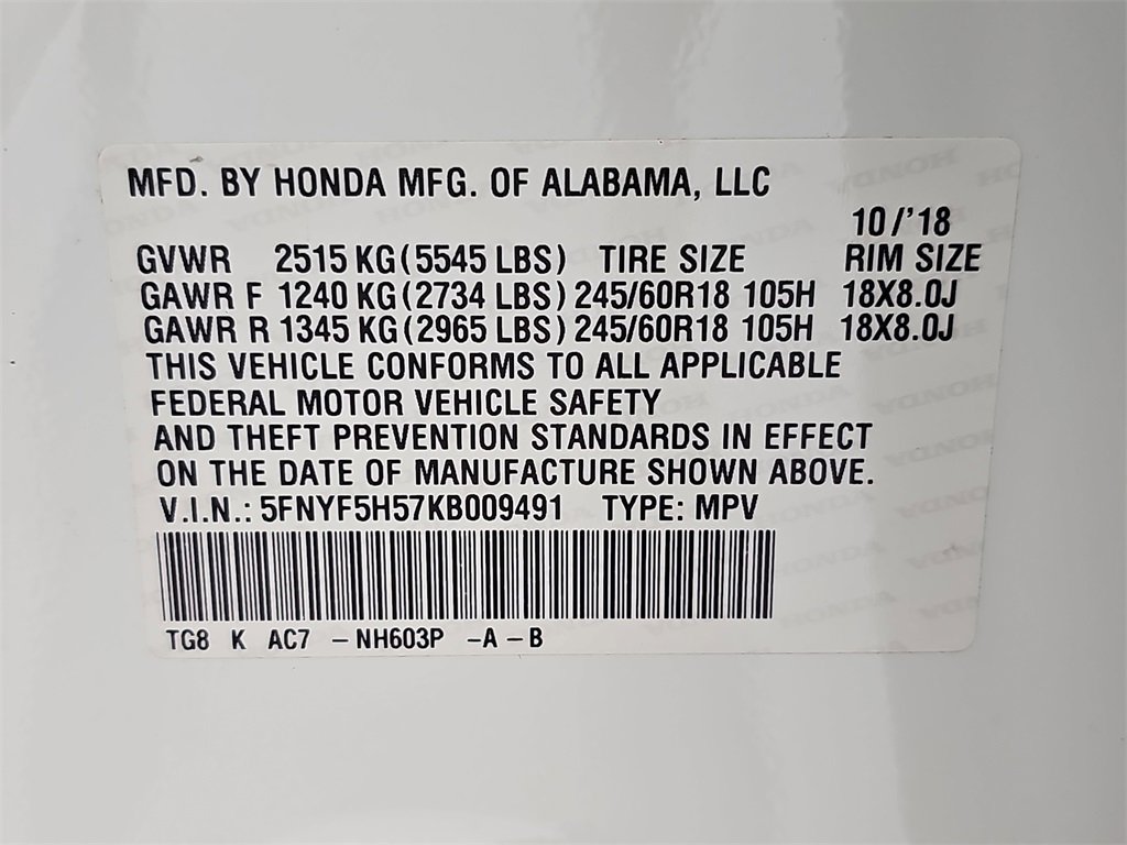 Used 2019 Honda Pilot EX-L image 50