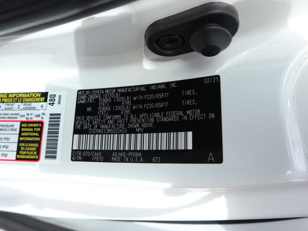 Used 2021 Toyota Sienna XLE FWD image 20