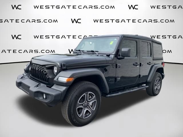 Used 2021 Jeep Wrangler Unlimited Sport image 1