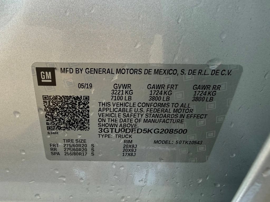 Used 2019 GMC Sierra 1500 SLT AWD/4WD image 33