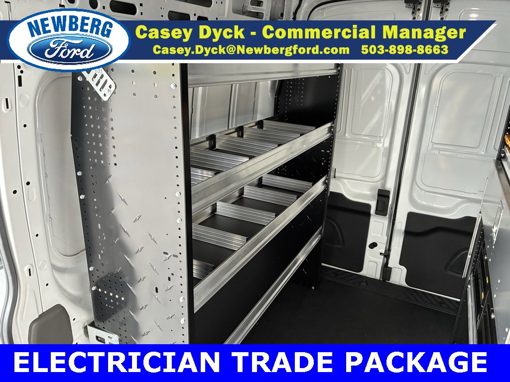 New 2025 Ford Transit 350 148 High Roof AWD w/ Electrician Trade Package image 17
