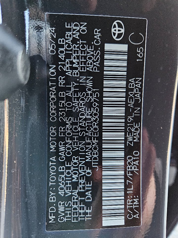 Used 2024 Toyota Corolla LE w/ LE Convenience Package image 50