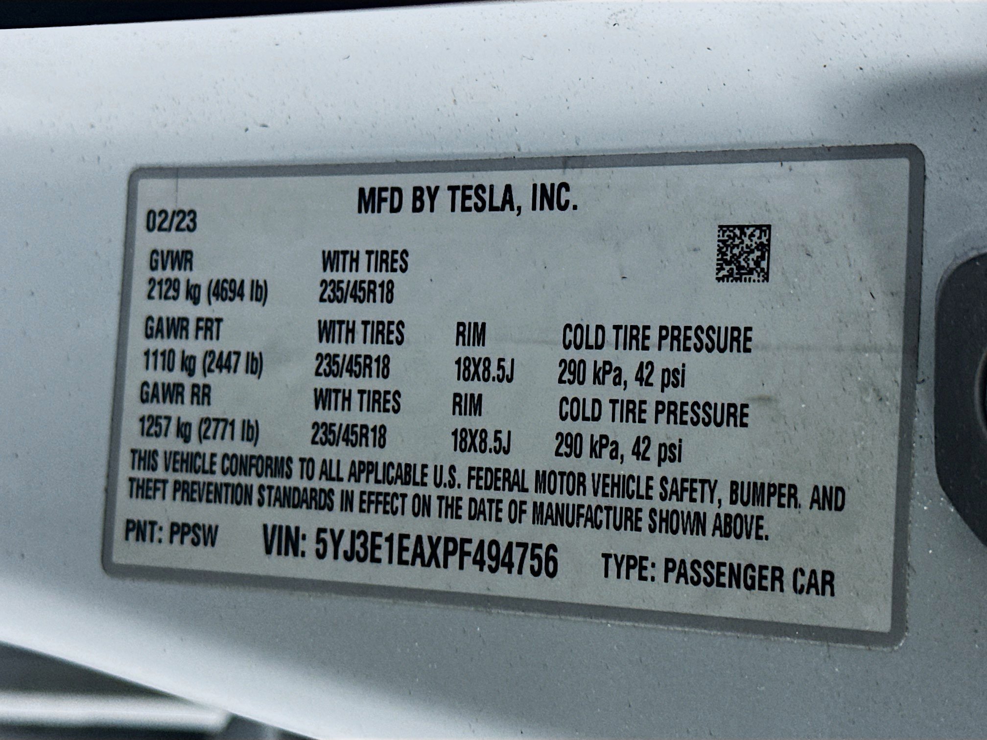 Used 2023 Tesla Model 3 Standard Range RWD image 12