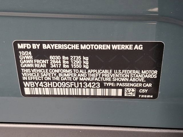 Certified 2025 BMW i4 xDrive40i w/ Driving Assistance Package image 27