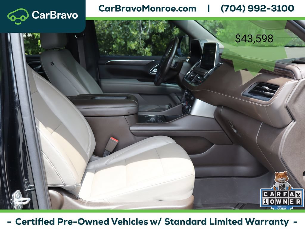 Certified 2021 Chevrolet Tahoe Z71 w/ Z71 Signature Package AWD/4WD image 48