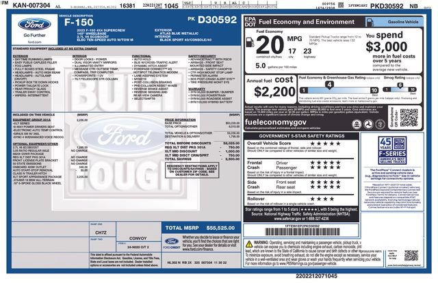 Used 2023 Ford F150 XLT w/ Equipment Group 301A Mid AWD/4WD image 36