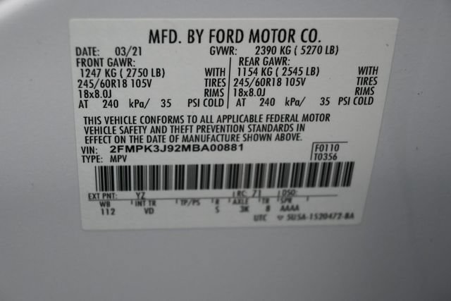 Used 2021 Ford Edge SEL FWD image 19
