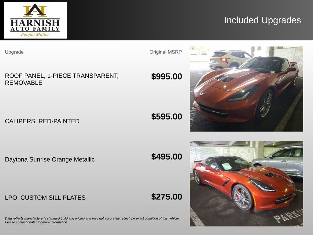 Used 2015 Chevrolet Corvette Stingray w/ 3LT Preferred Equipment Group image 8