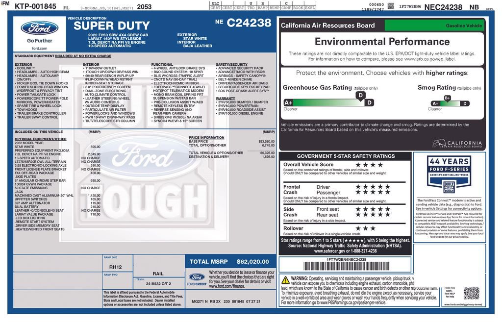 Used 2022 Ford F250 Lariat w/ Lariat Value Package image 4