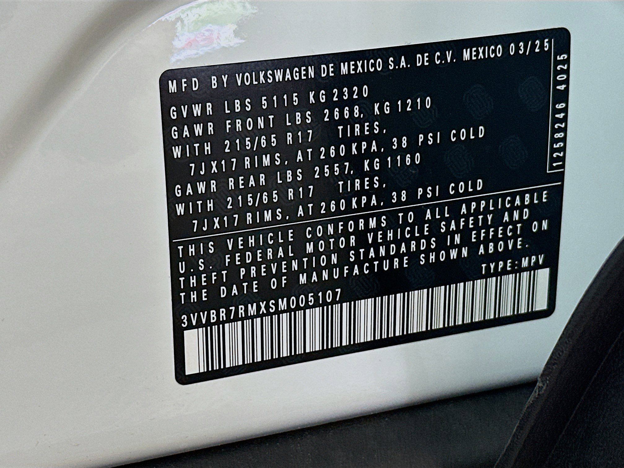 New 2025 Volkswagen Tiguan S image 30