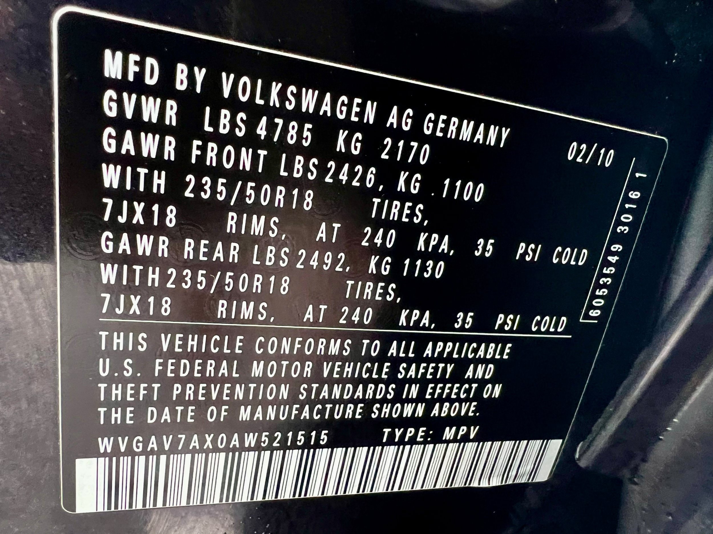 Used 2010 Volkswagen Tiguan S FWD image 22