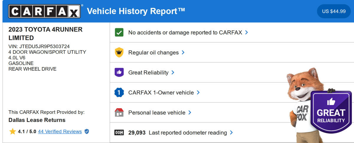 Used 2023 Toyota 4Runner Limited image 6
