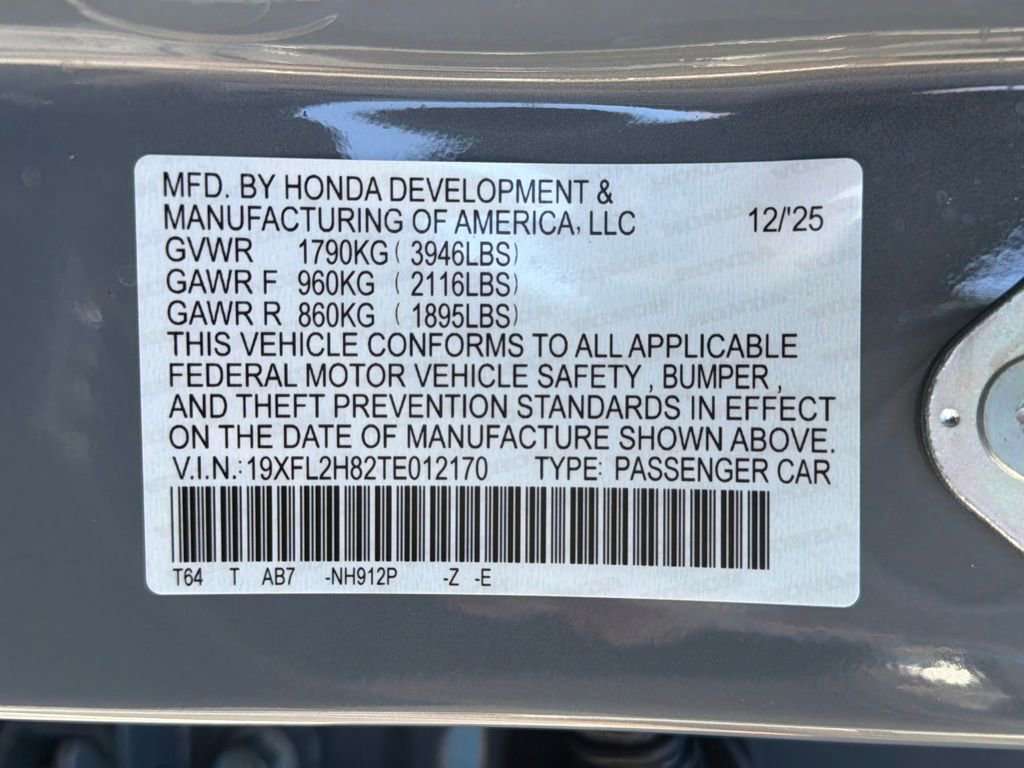 New 2026 Honda Civic Sport image 30