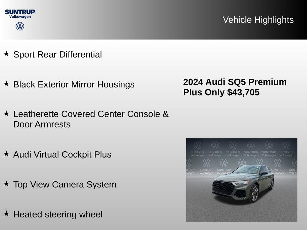 Used 2024 Audi SQ5 Premium Plus w/ S Sport Package AWD/4WD image 24