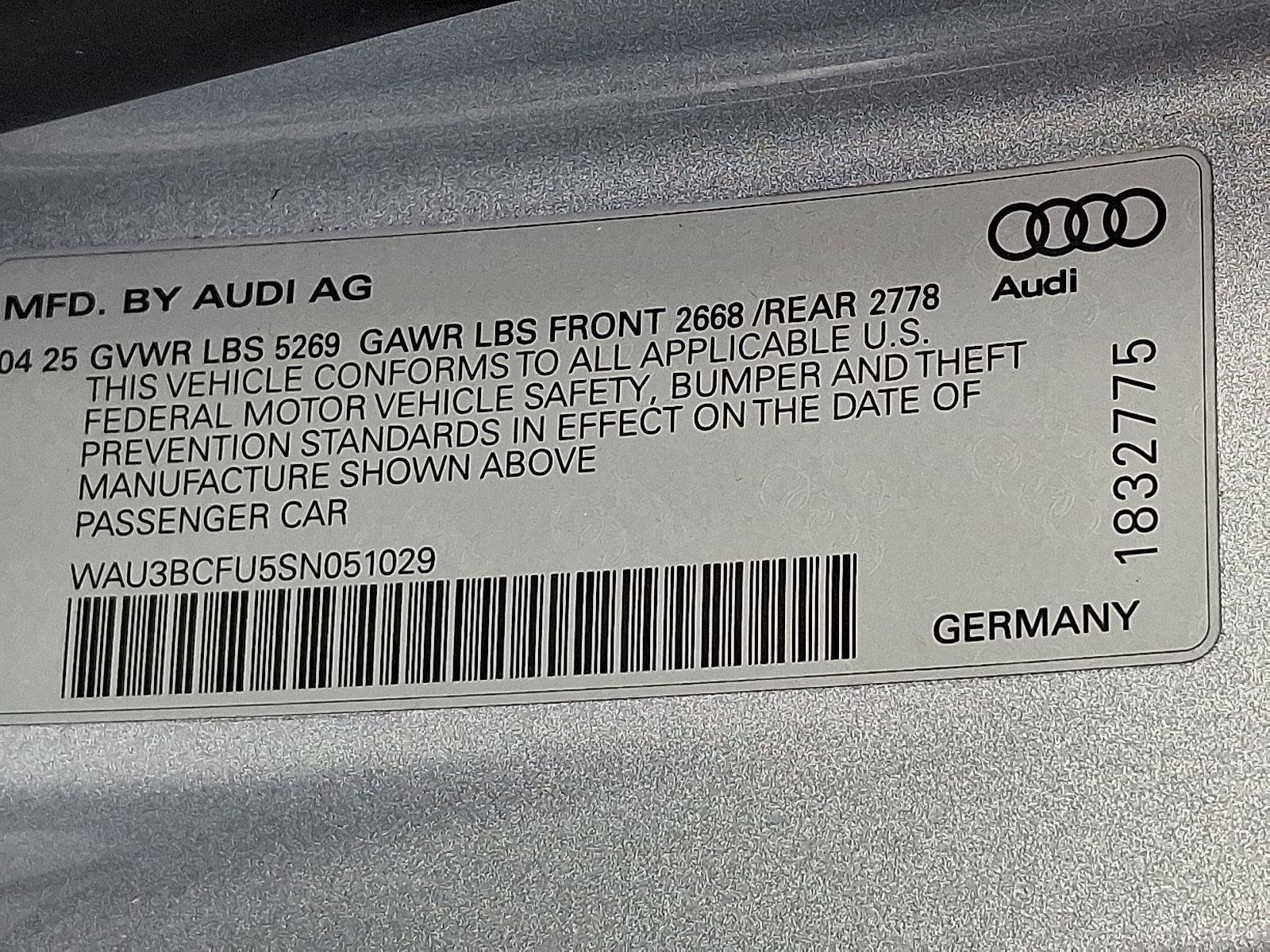 Certified 2025 Audi A5 2.0T Prestige image 26