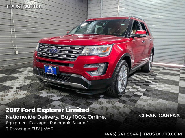 Used 2017 Ford Explorer Limited w/ Equipment Group 301A AWD/4WD image 1