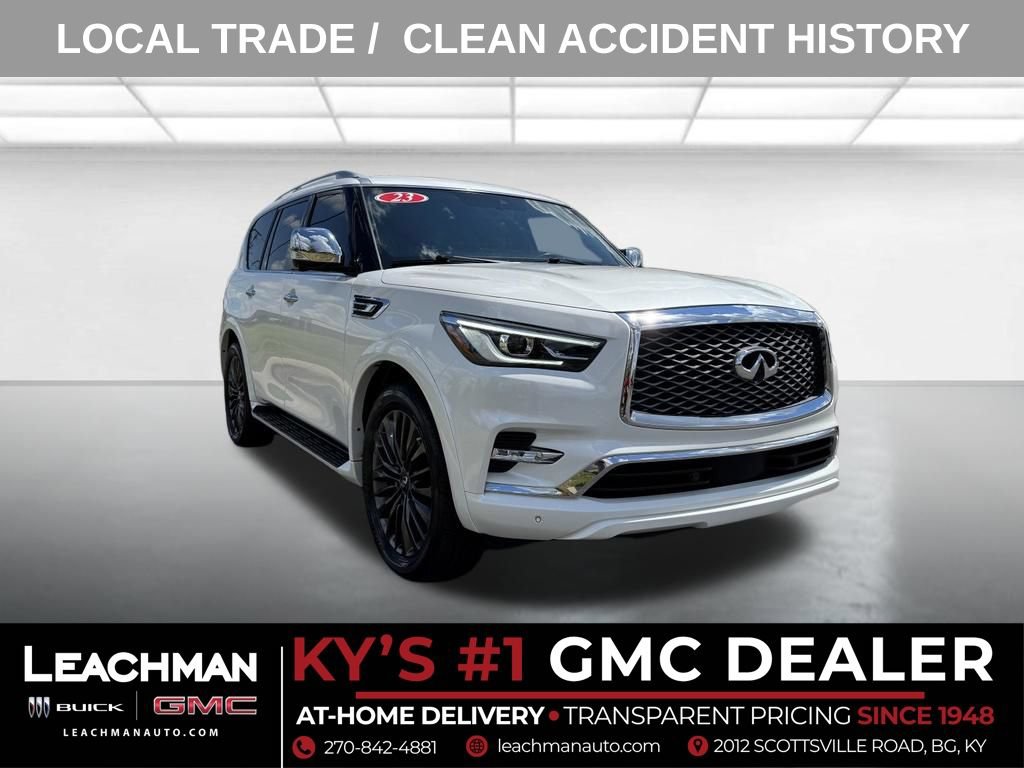 Used 2023 INFINITI QX80 Sensory w/ Cargo Package AWD/4WD image 1