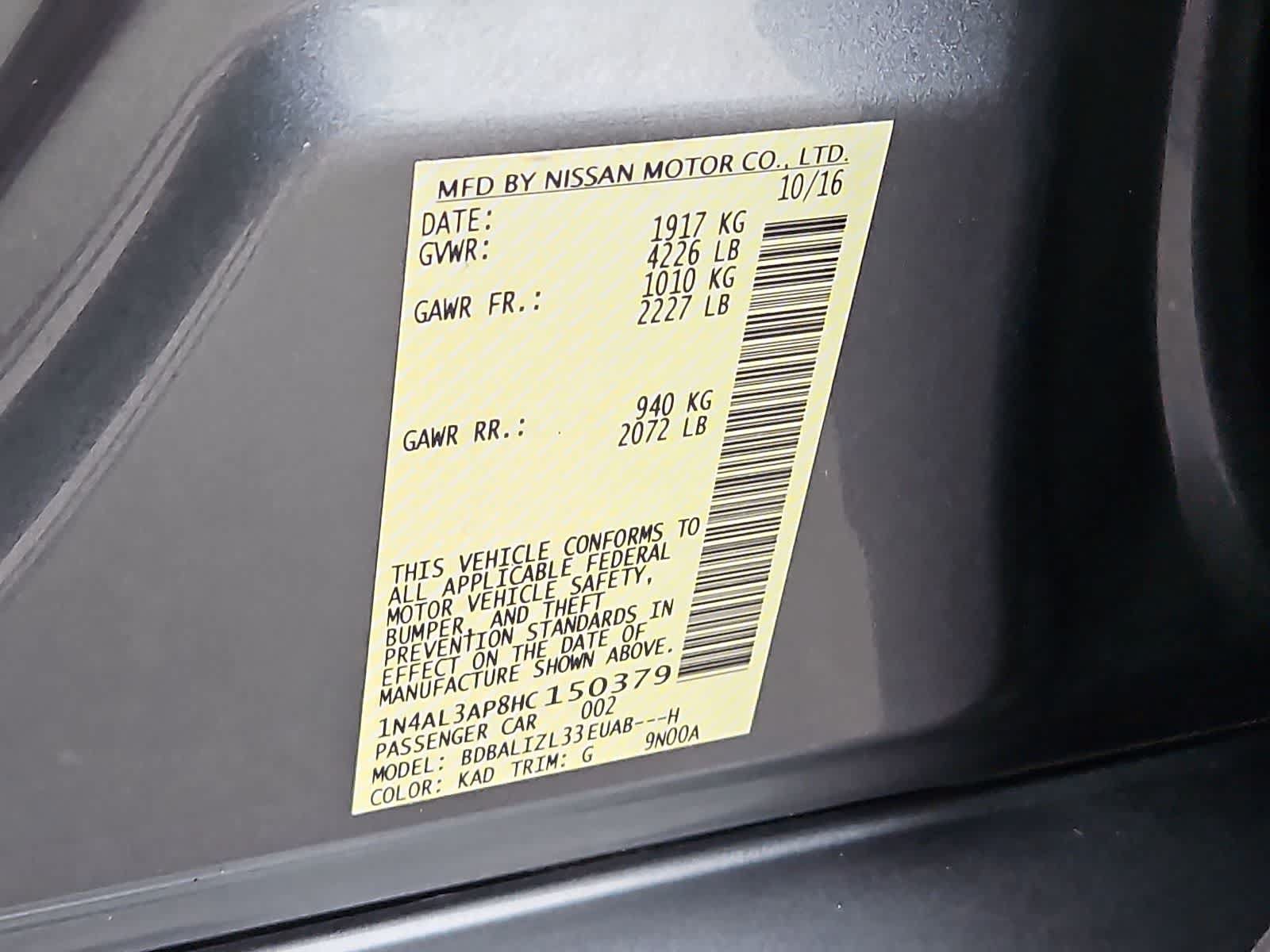 Used 2017 Nissan Altima 2.5 SV FWD image 37