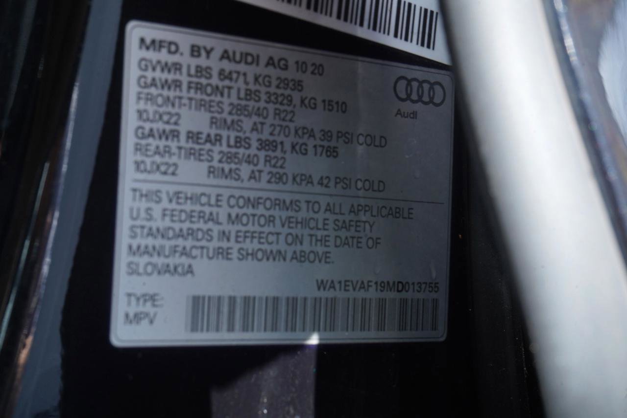 Used 2021 Audi Q8 Premium Plus w/ Premium Plus Package AWD/4WD image 90