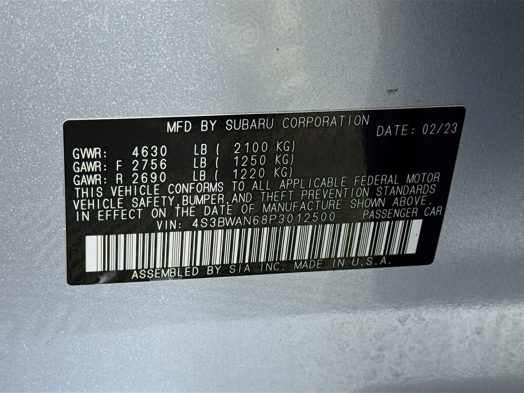 Used 2023 Subaru Legacy Limited AWD/4WD image 33