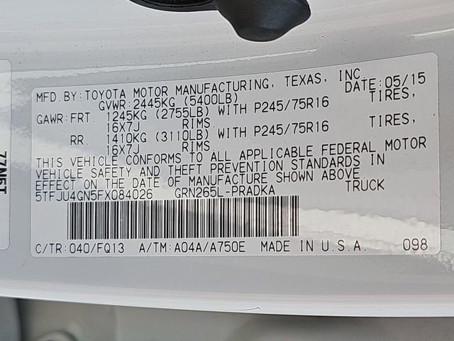 Used 2015 Toyota Tacoma PreRunner w/ SR5 Package image 36