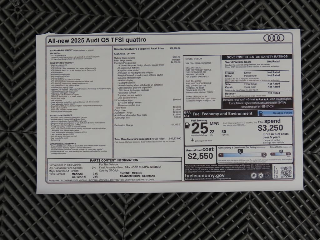 Used 2025 Audi Q5 Premium Plus w/ Premium Plus AWD/4WD image 10