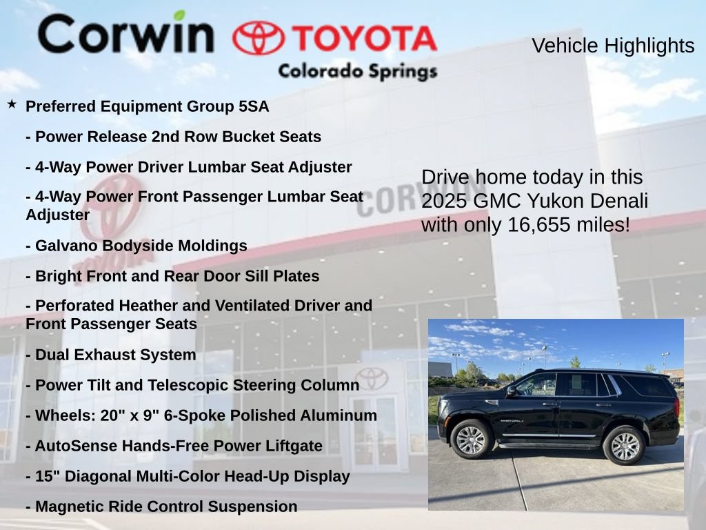 Used 2025 GMC Yukon Denali AWD/4WD image 6