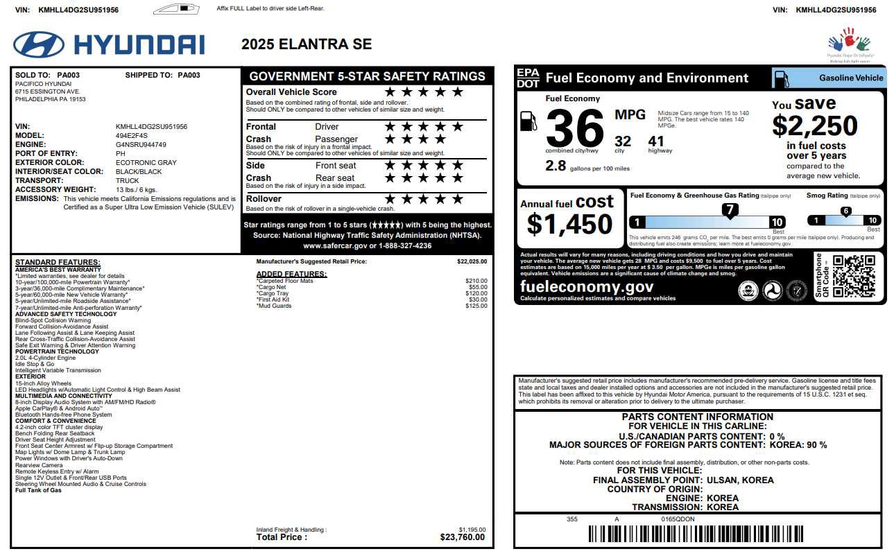 Used 2025 Hyundai Elantra SE video 1