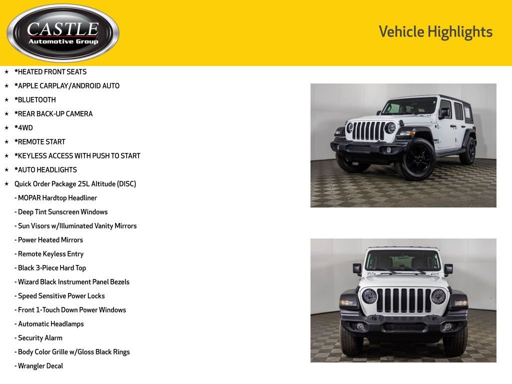 Used 2021 Jeep Wrangler Unlimited Sport AWD/4WD image 3
