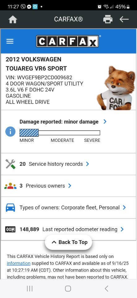 Used 2012 Volkswagen Touareg Executive image 57