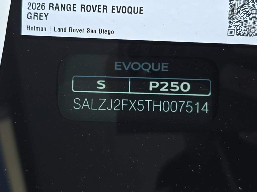 New 2026 Land Rover Range Rover Evoque S AWD/4WD image 36