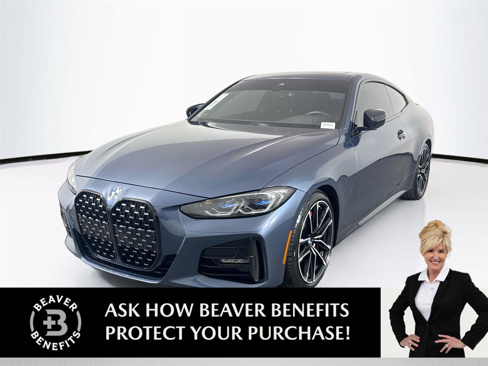 Used 2021 BMW 430i Coupe w/ Executive Package RWD image 1