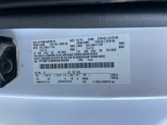 Used 2019 Ford F150 XL w/ Equipment Group 101A Mid RWD image 29