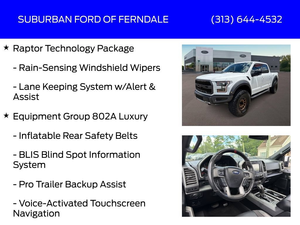 Used 2019 Ford F150 Raptor w/ Equipment Group 802A Luxury AWD/4WD image 9