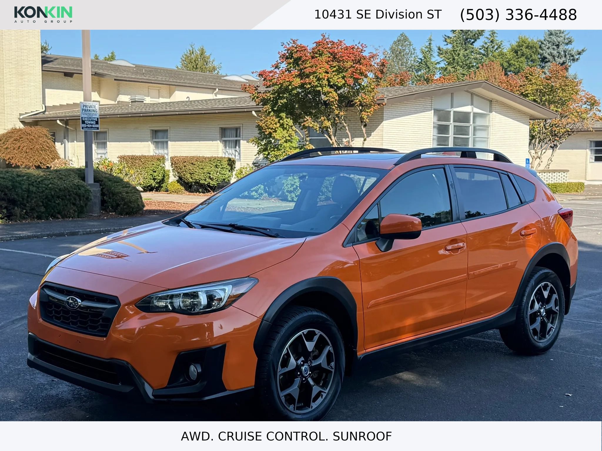 Used 2018 Subaru Crosstrek 2.0i Premium w/ Moonroof Package AWD/4WD image 1