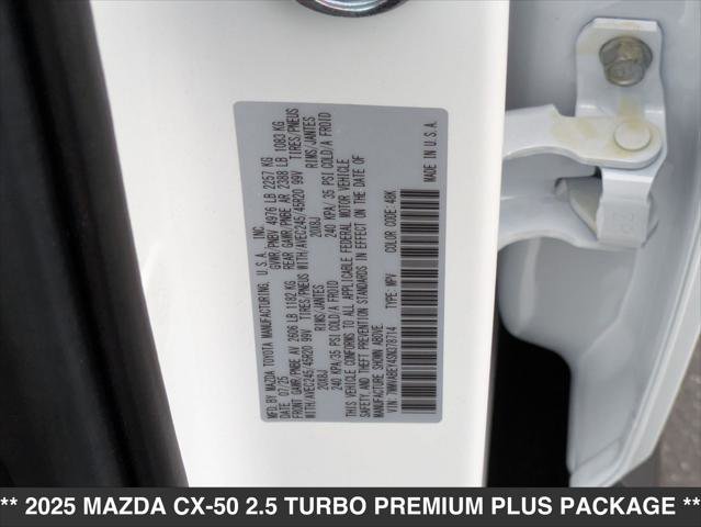 New 2025 MAZDA CX-50 2.5 Turbo w/ Cargo Package image 15