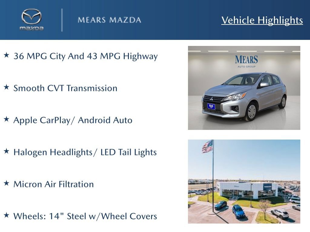 Used 2024 Mitsubishi Mirage ES image 2