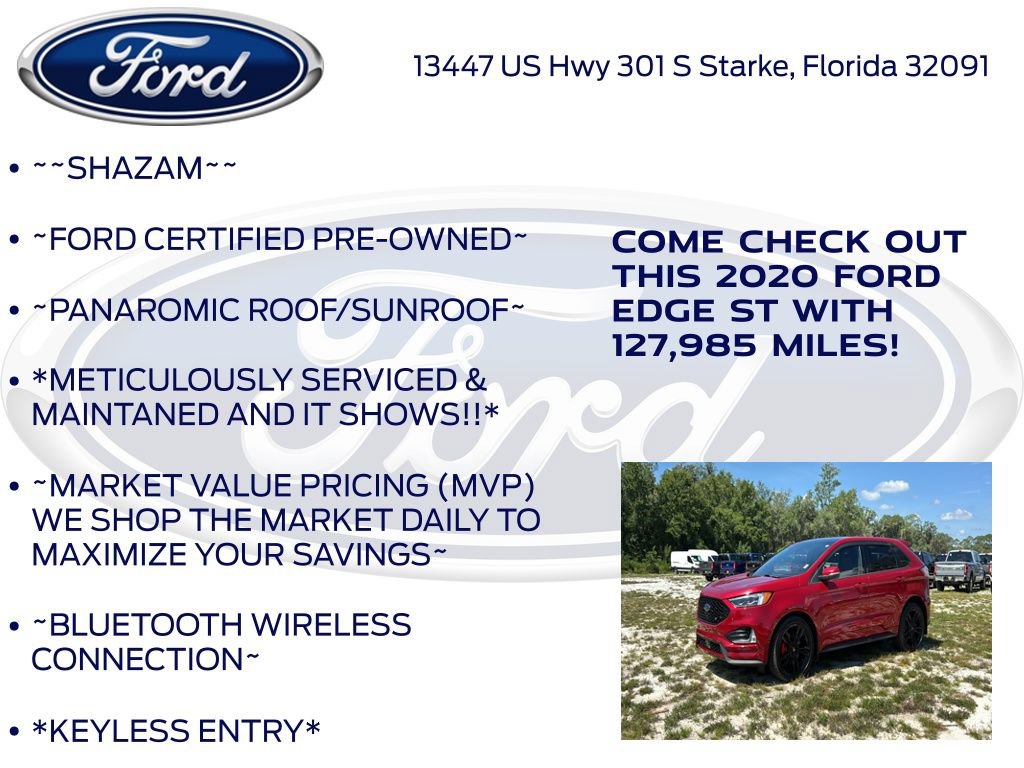 Certified 2020 Ford Edge ST w/ Equipment Group 401A AWD/4WD image 6
