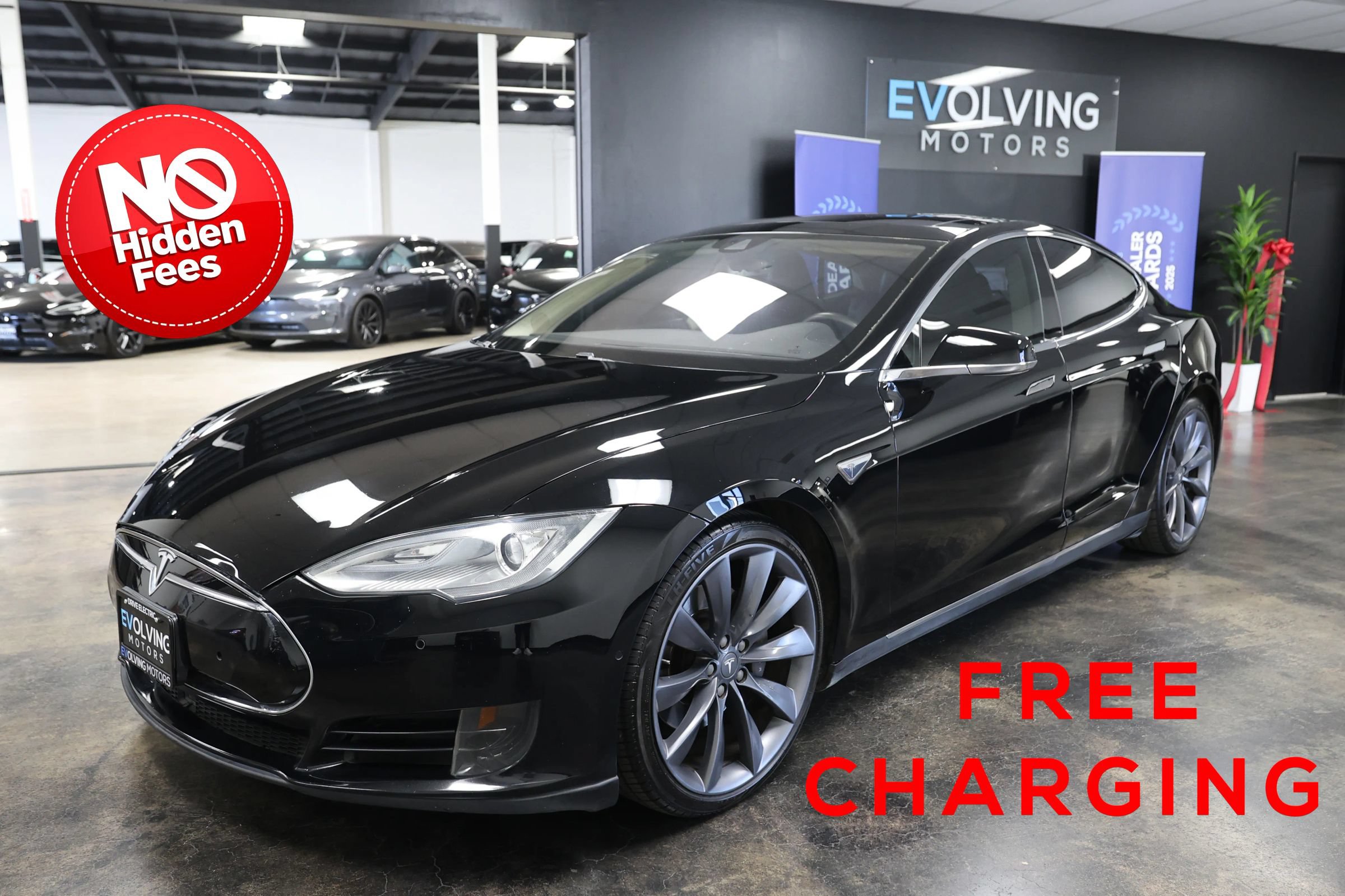 Used 2015 Tesla Model S 70D AWD/4WD image 1