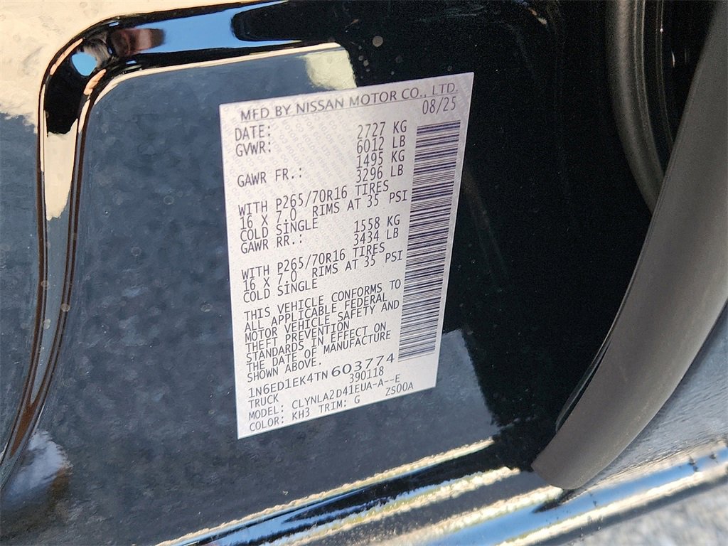 New 2026 Nissan Frontier S image 10