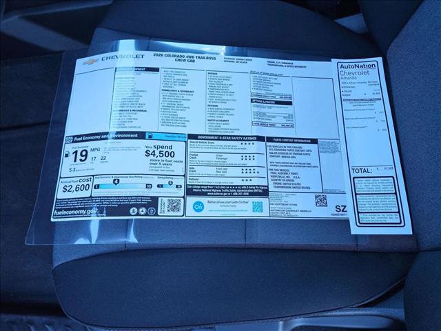 New 2026 Chevrolet Colorado Trail Boss image 19