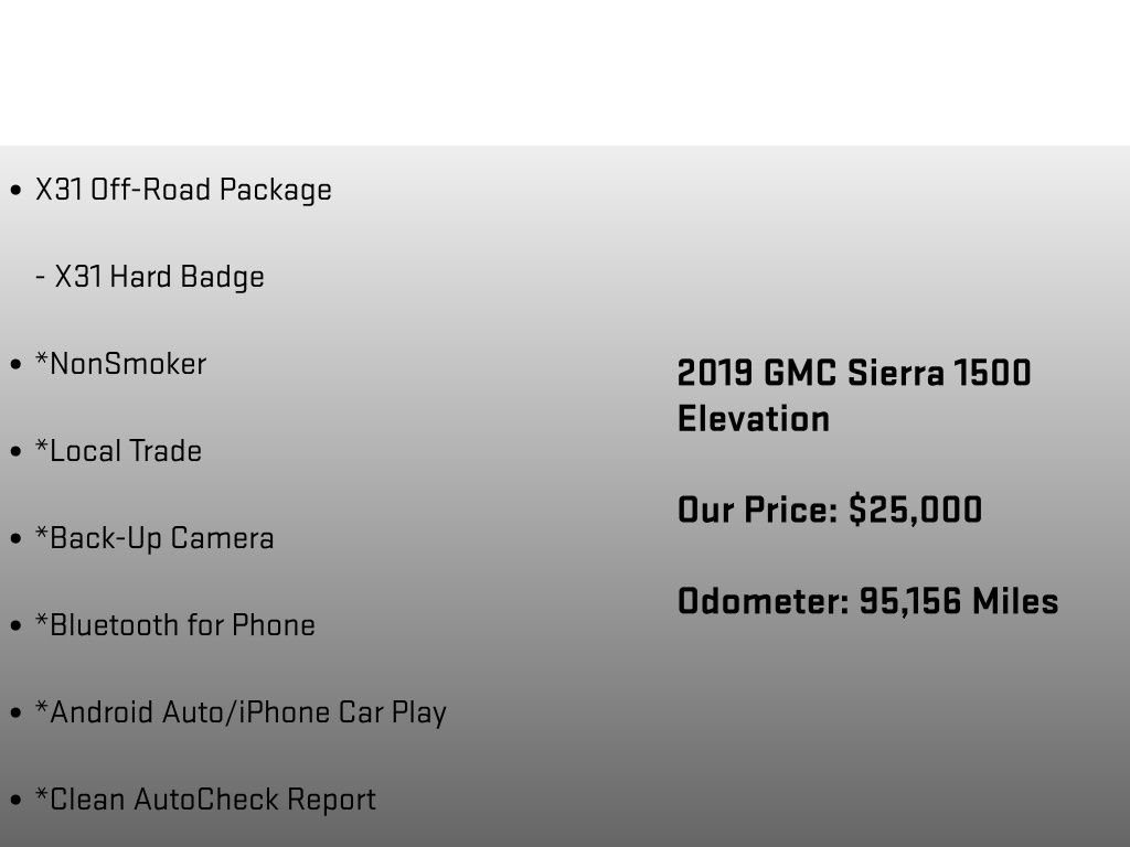 Used 2019 GMC Sierra 1500 Elevation AWD/4WD image 24
