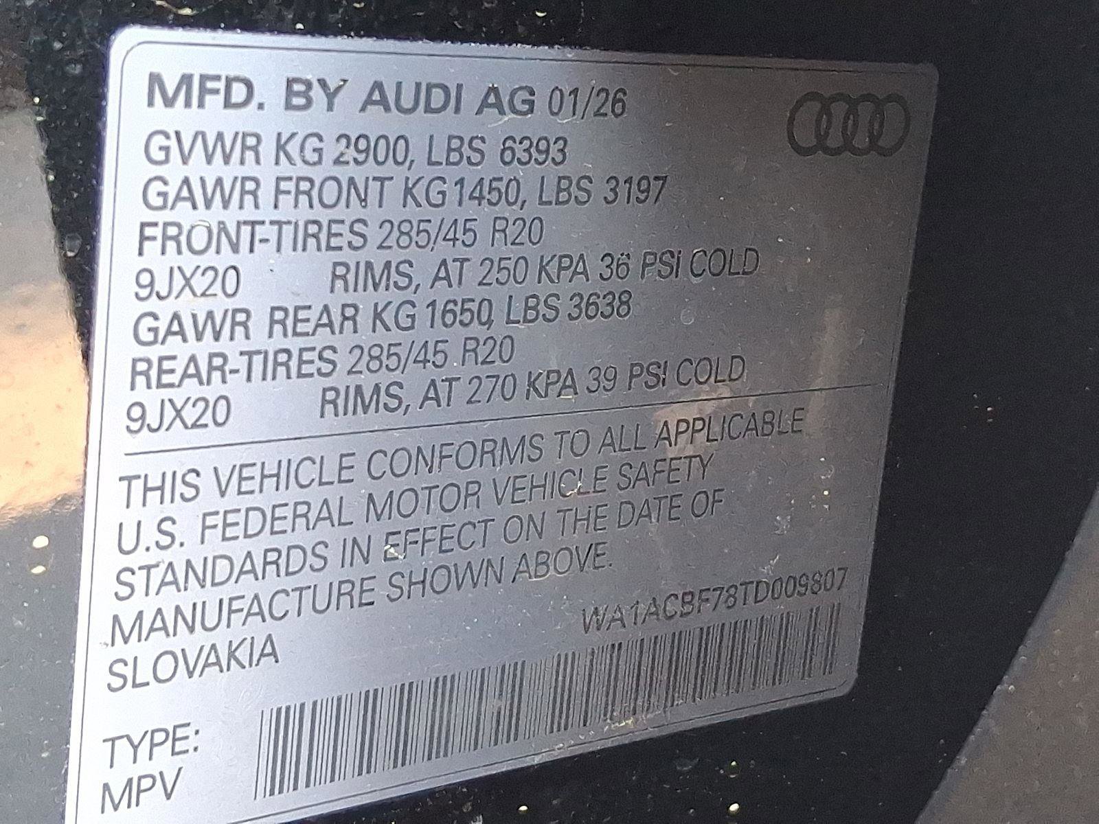 New 2026 Audi Q7 2.0T Premium AWD/4WD image 22