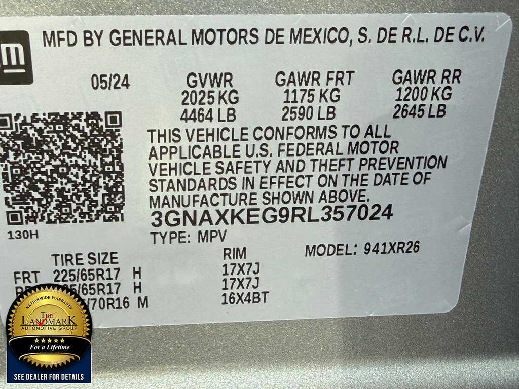 Used 2024 Chevrolet Equinox LT FWD image 21