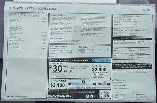 Used 2026 MINI Cooper S FWD image 18