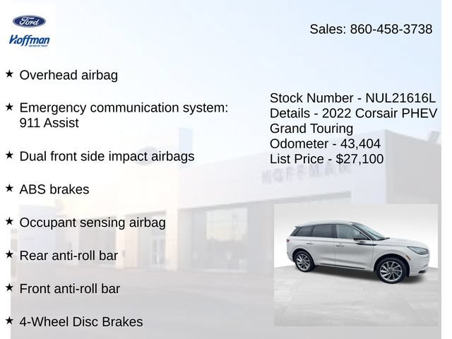 Certified 2022 Lincoln Corsair Grand Touring AWD/4WD image 25