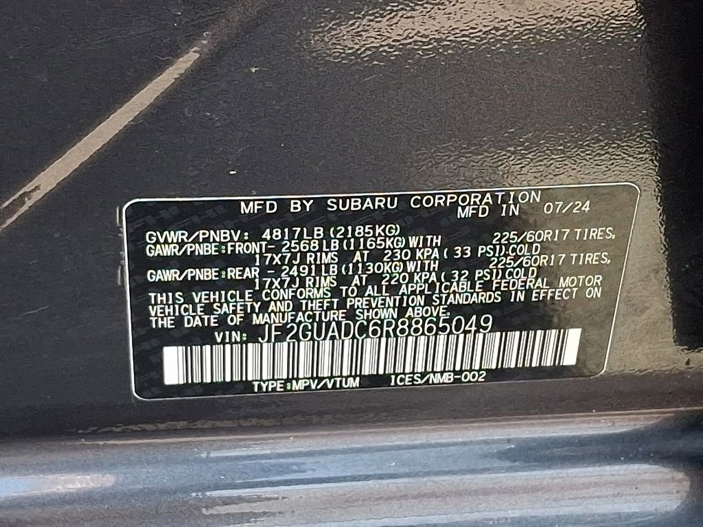 Used 2024 Subaru Crosstrek 2.0i Premium w/ Popular Package #3 image 25