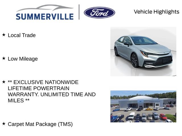 Used 2022 Toyota Corolla SE w/ Carpet Mat Package (TMS) FWD video 2